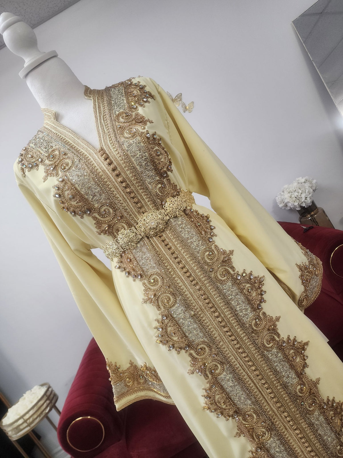 Caftan Amira - yellow