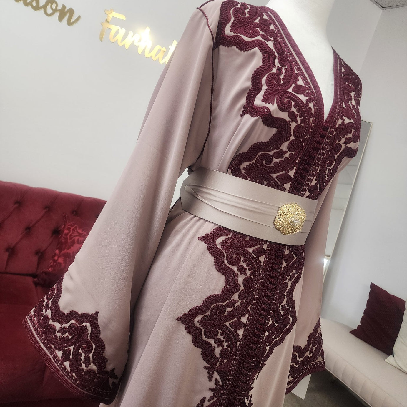 Caftan Layal - Taupe