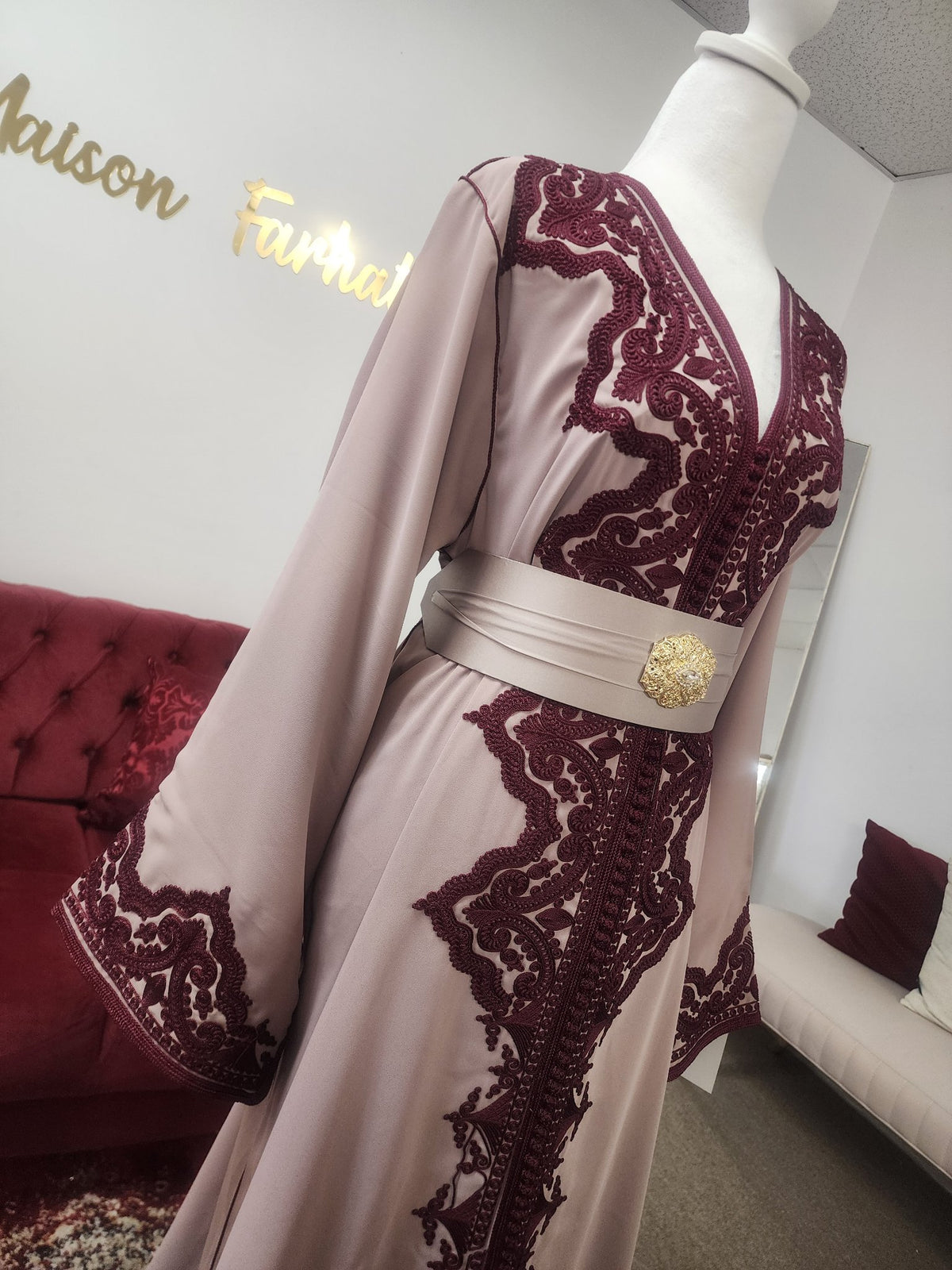 Caftan Layal - Taupe