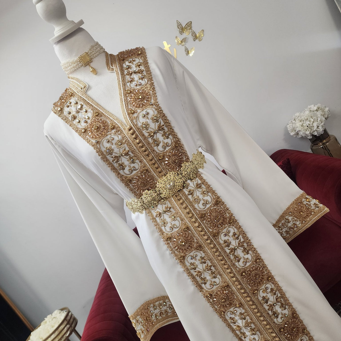 Caftan Yakout - White