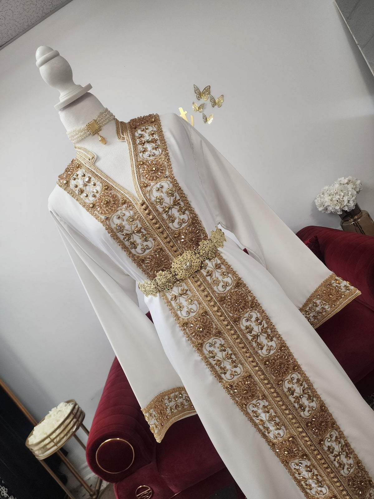 Caftan Yakout - White
