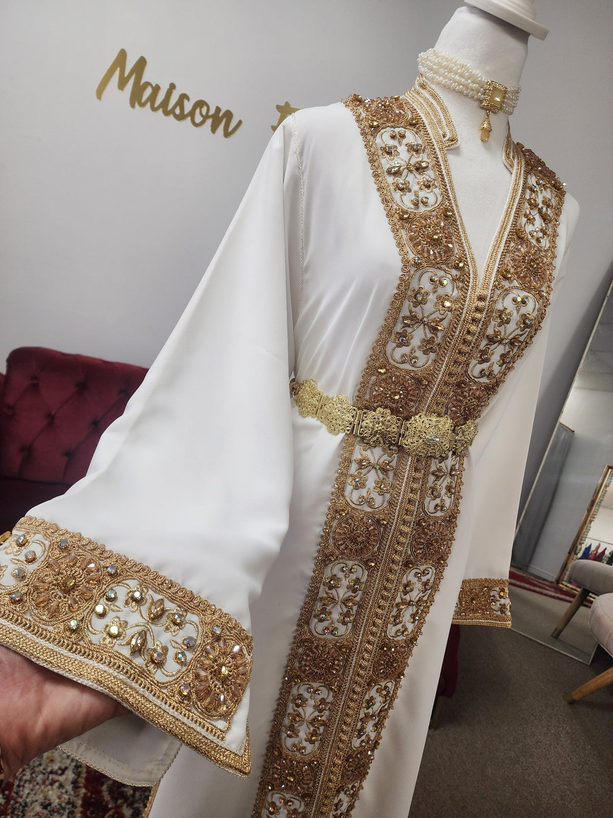 Caftan Yakout - White