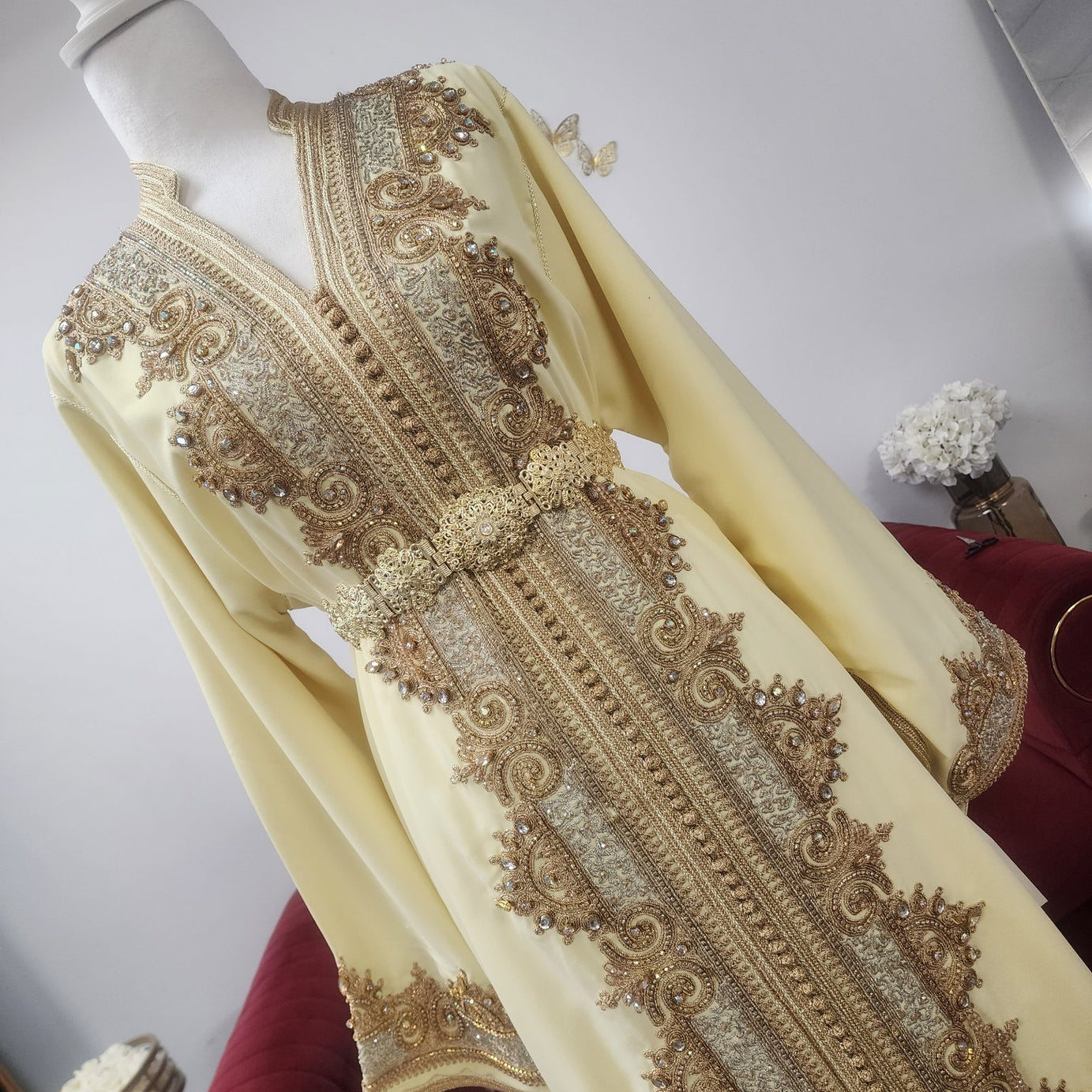 Caftan Amira - yellow