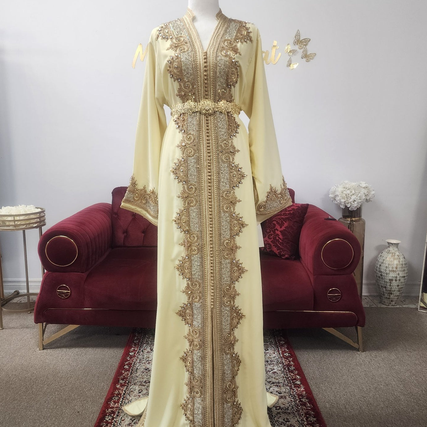 Caftan Amira - yellow