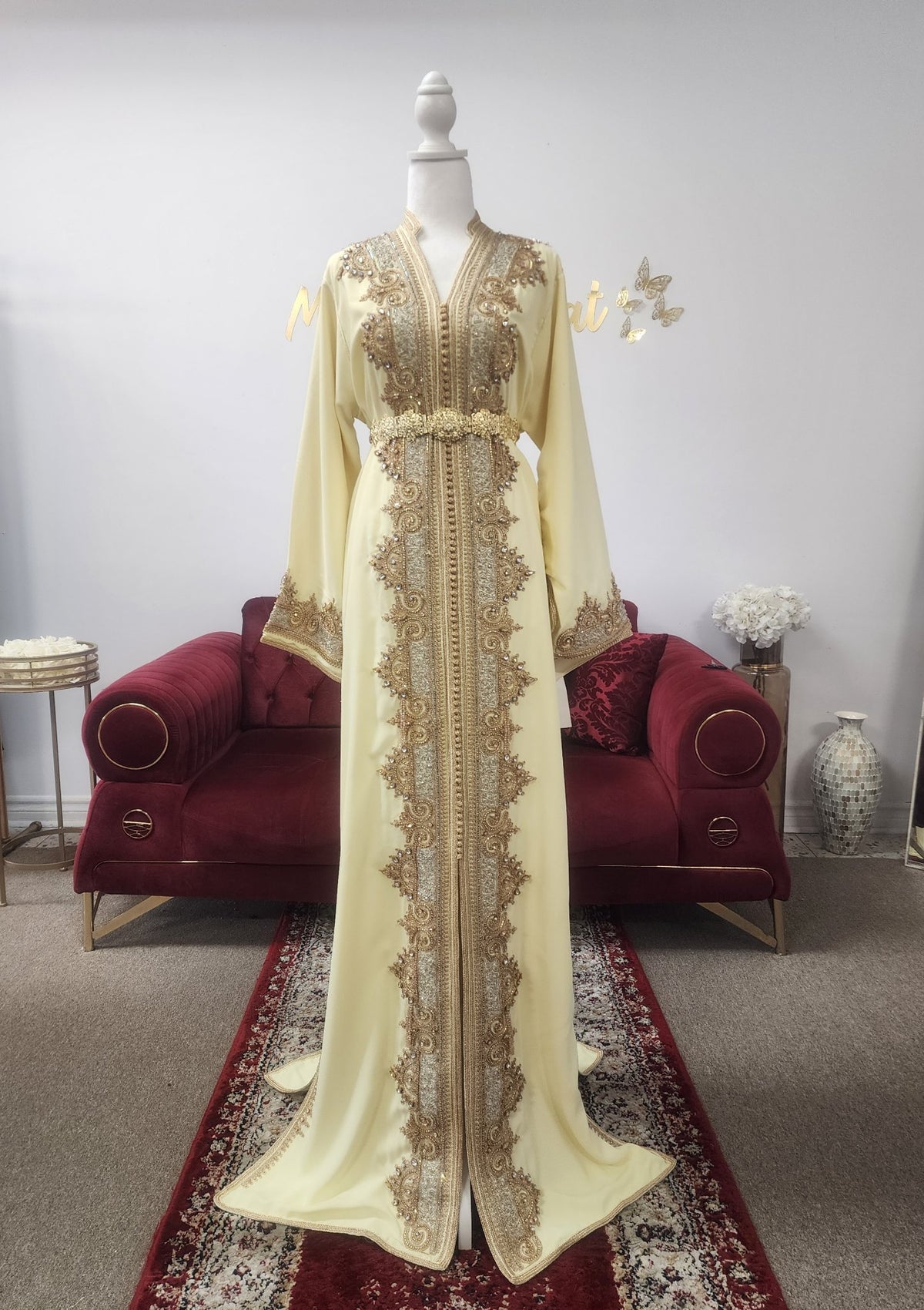 Caftan Amira - yellow