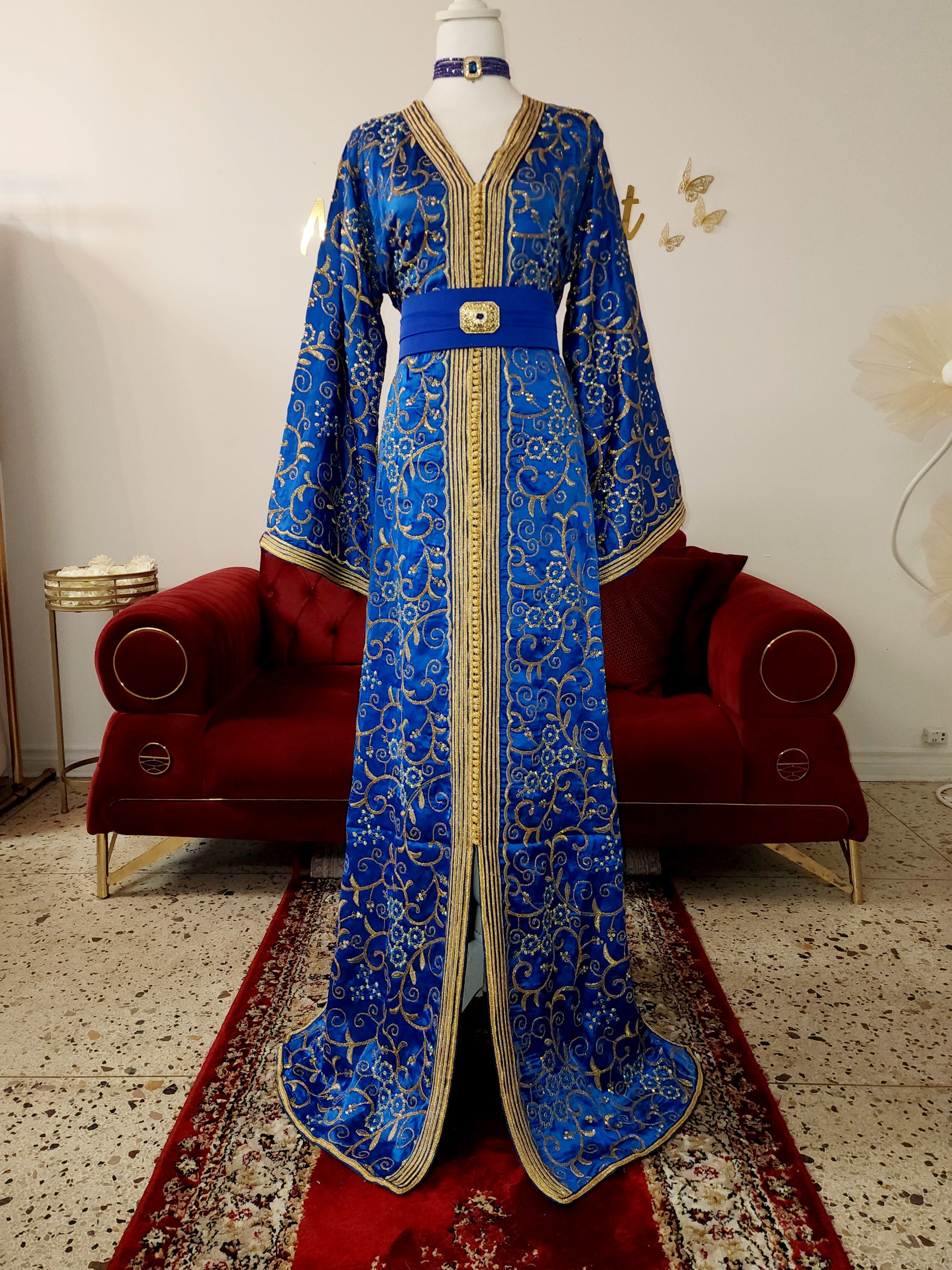 Caftan Sirine* bleu