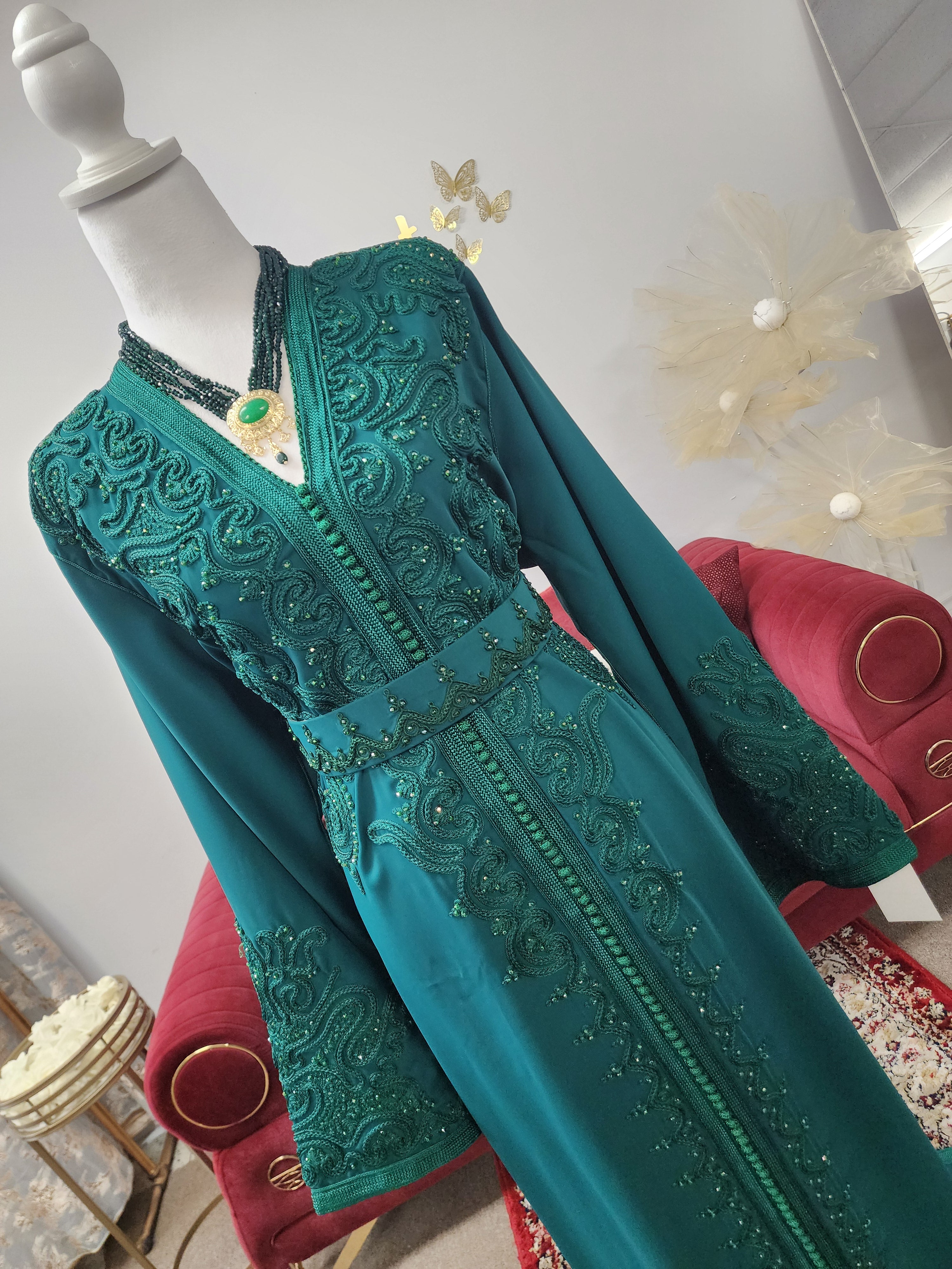 Caftan Granada - Emerald Green