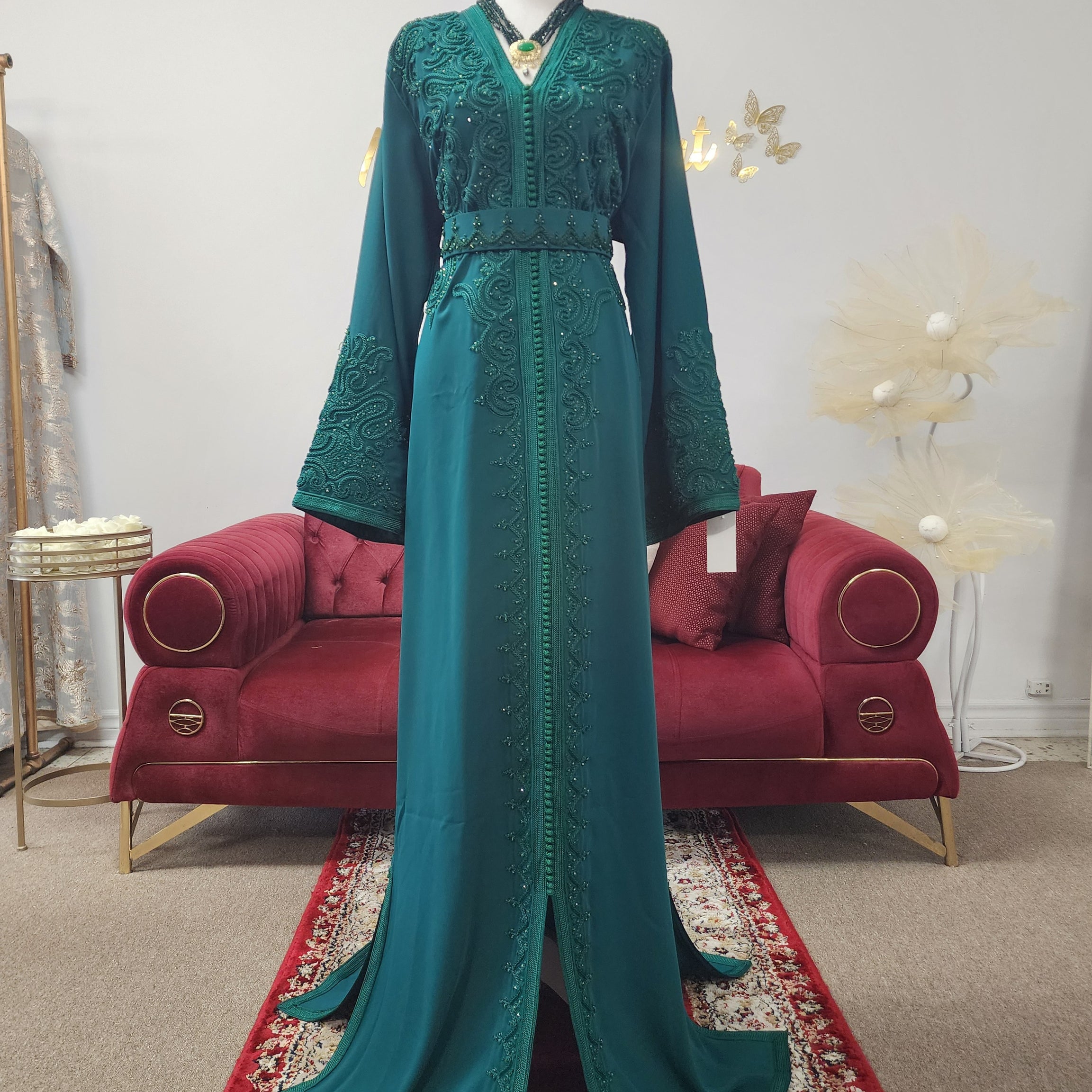Caftan Granada - Emerald Green