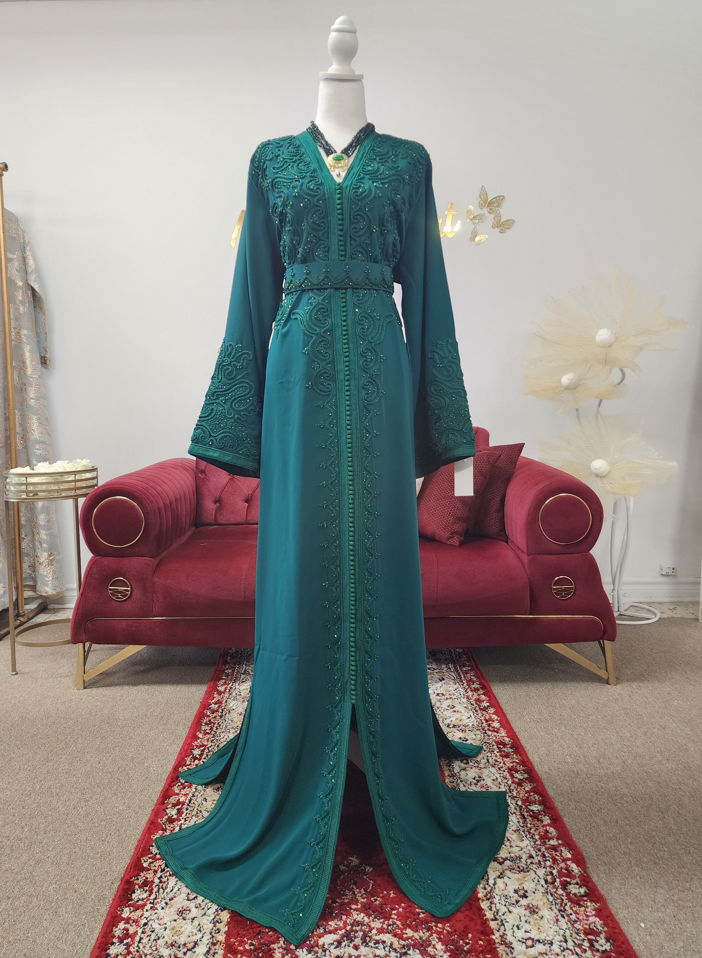 Caftan Granada - Emerald Green