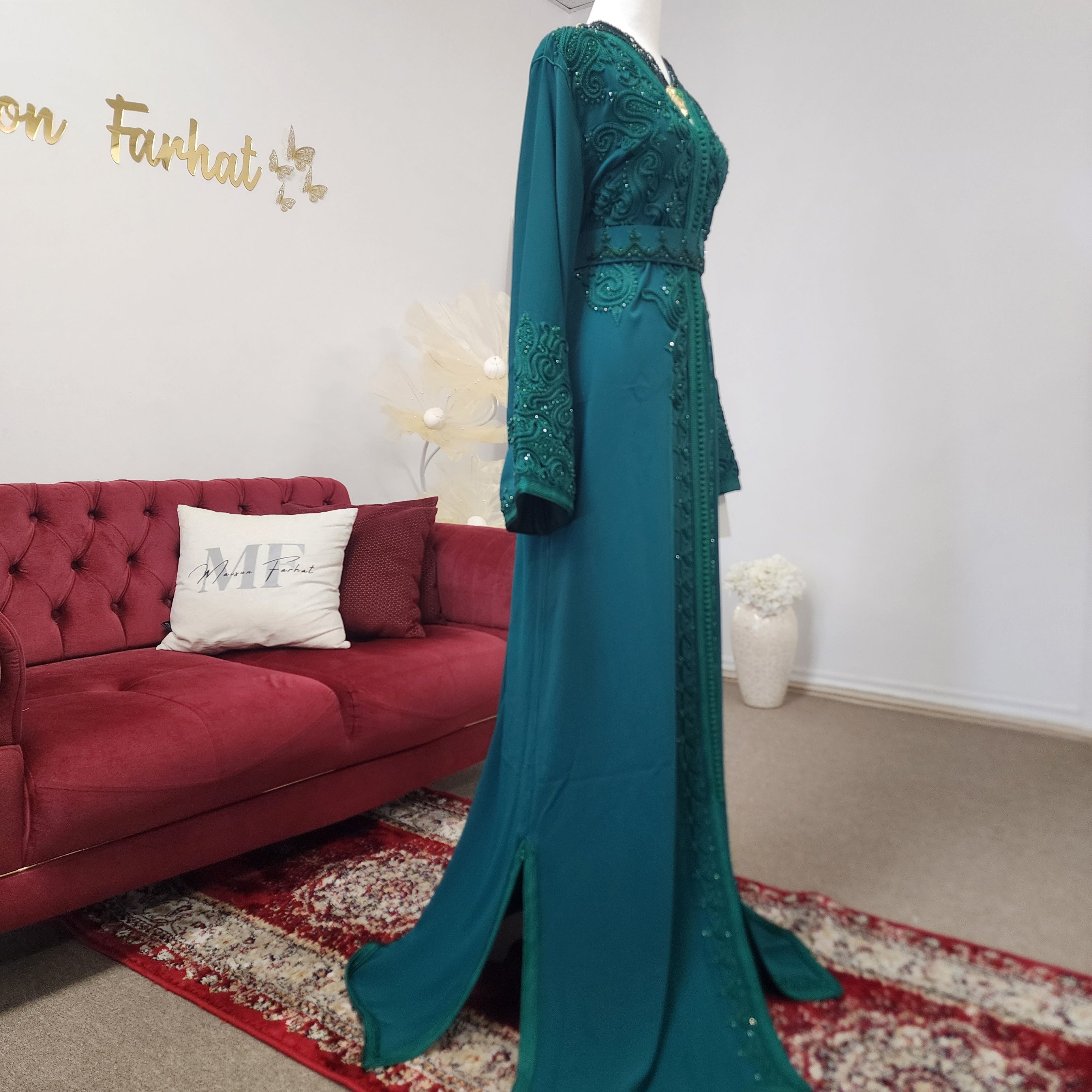 Caftan Granada - Emerald Green