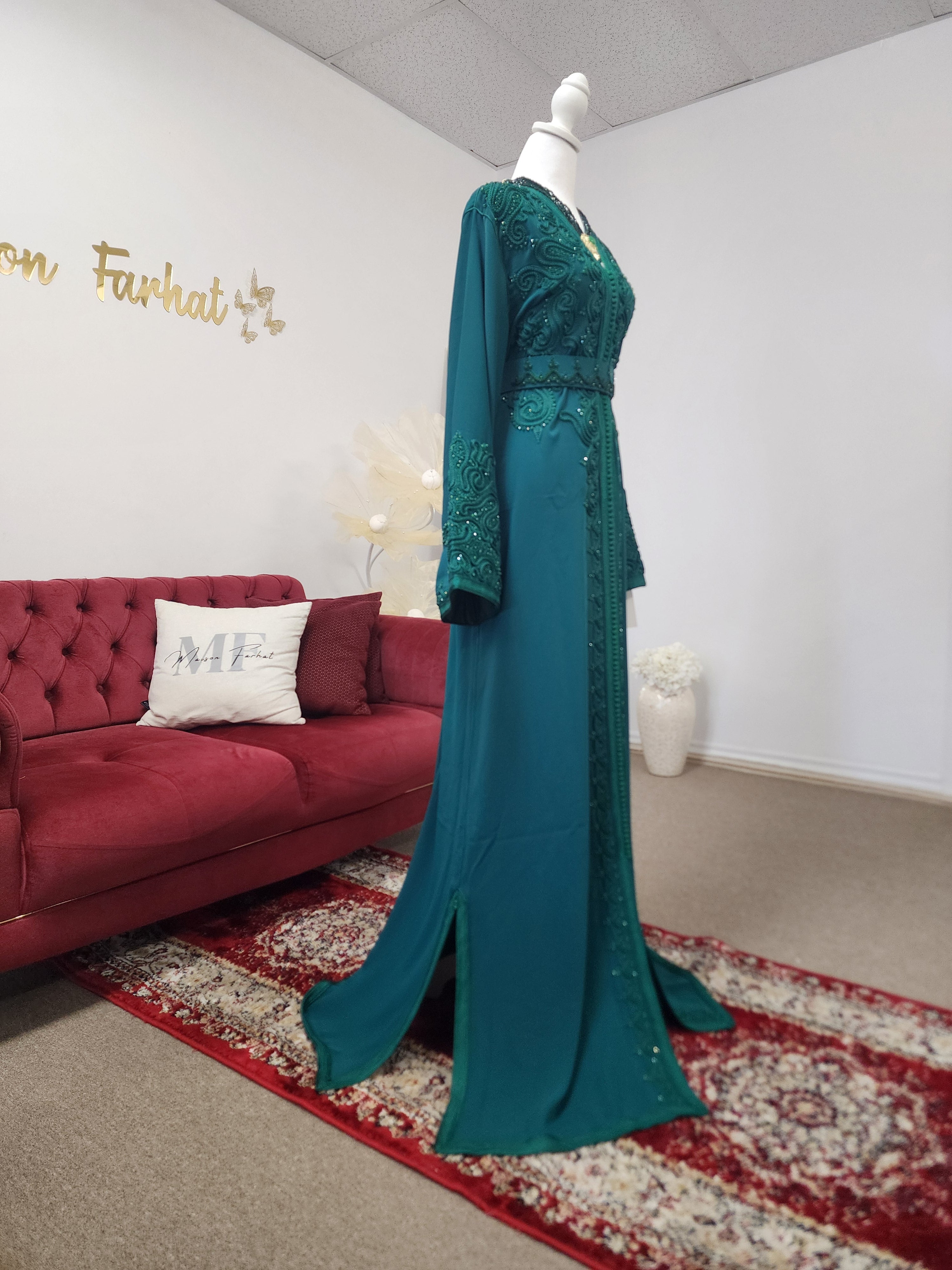 Caftan Granada - Emerald Green