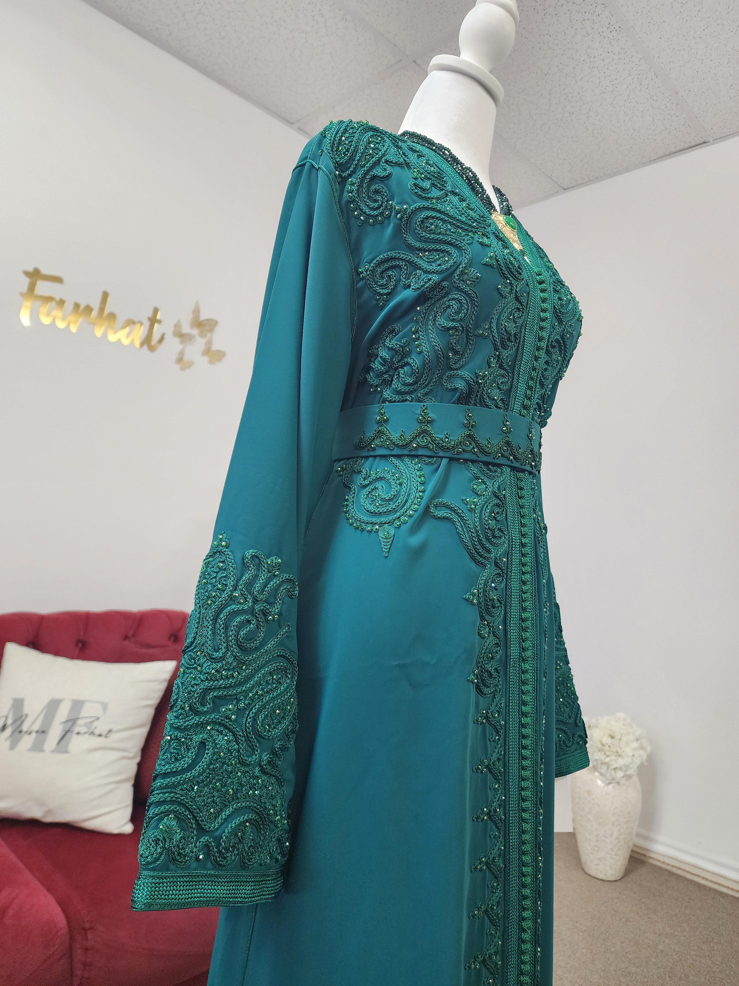 Caftan Granada - Emerald Green