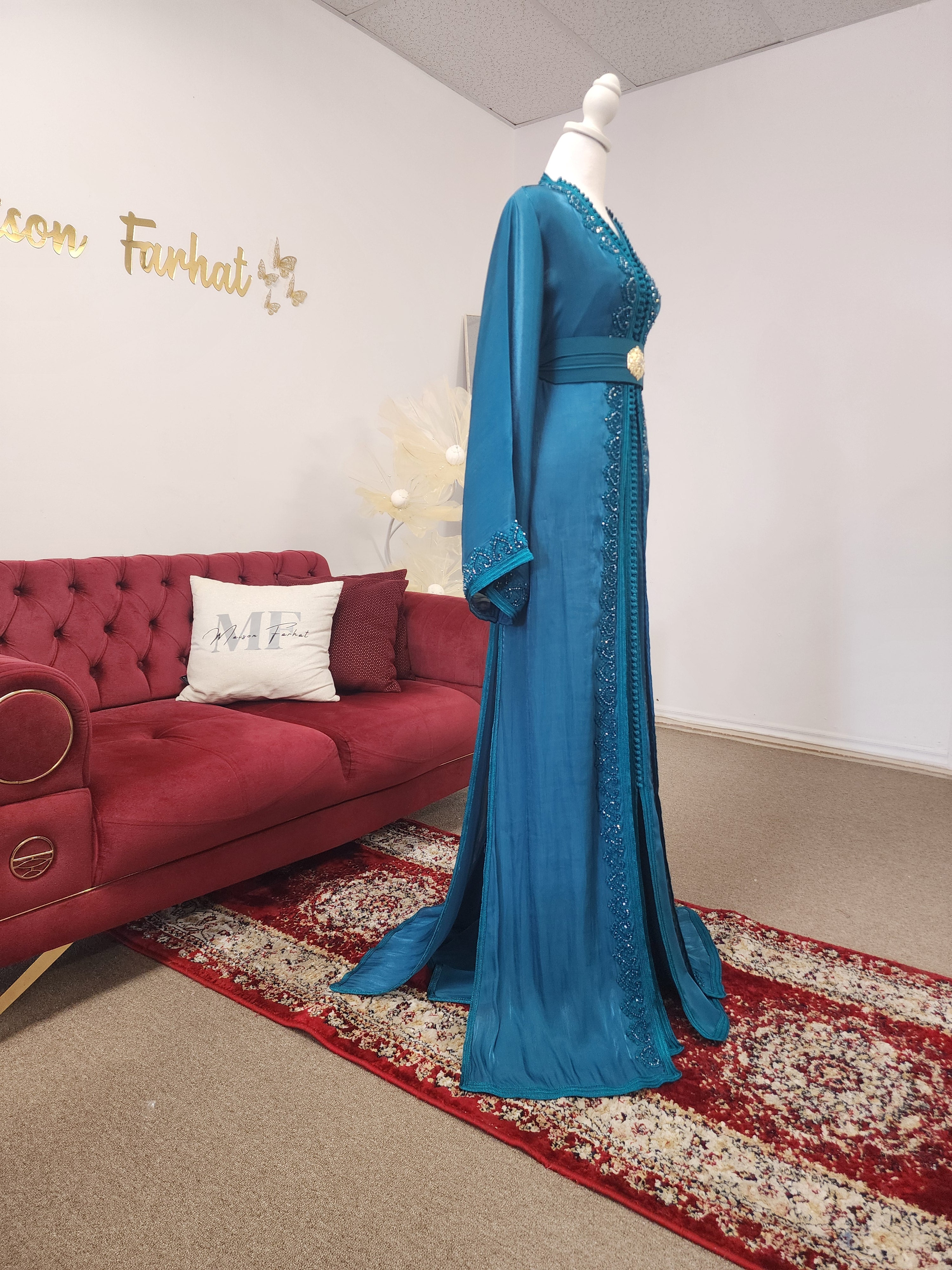 Tekchita Dalia - Petrol Blue