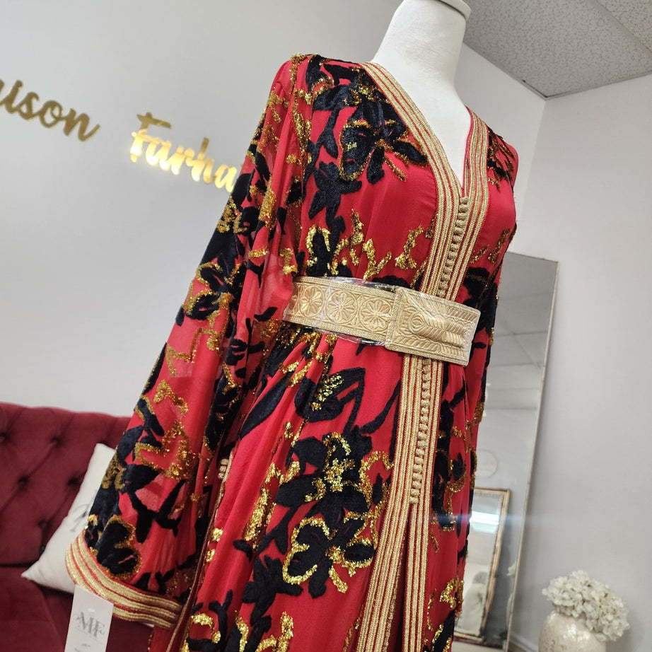 Tekchita Rania – Red & Black | Maison Farhat