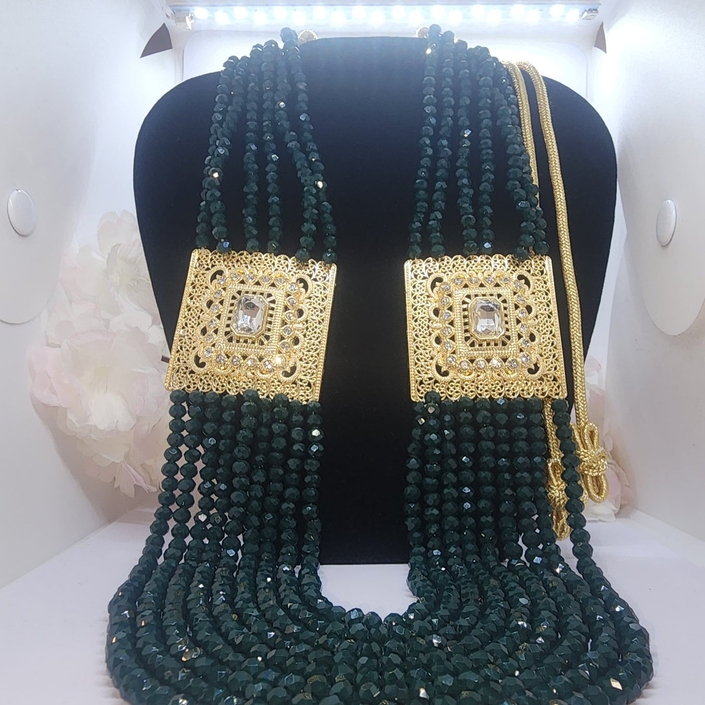 white pearl necklace gold pendant2 toronto maison farhat